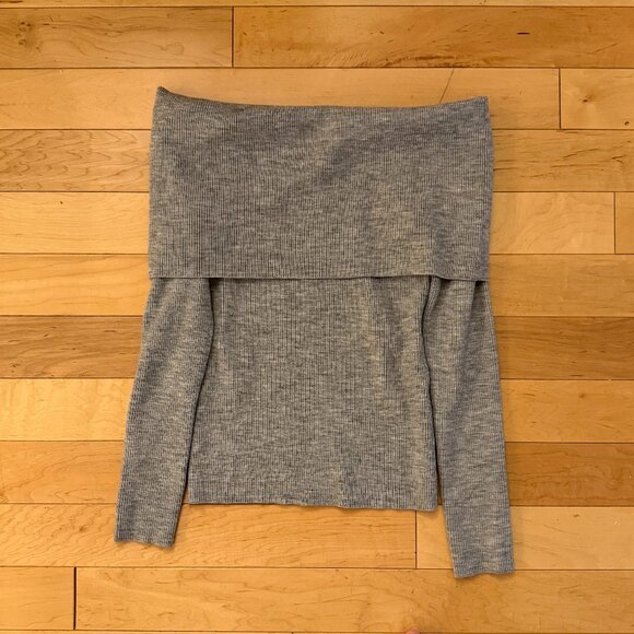 ARITZIA/WILFRED CROQUIS OFF THE SHOULDER SWEATER - Picture 10 of 12